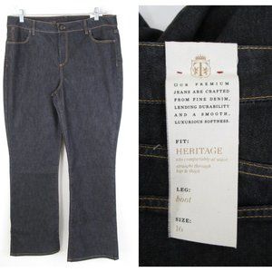 SOLDTalbots Plus Size Heritage Boot Cut Dark Jeans NWT